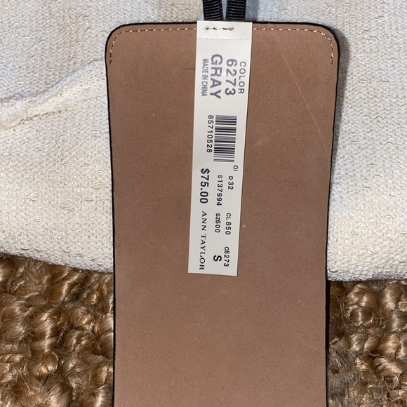 Ann Taylor thick animal calf hair belt - Picture 2 of 8